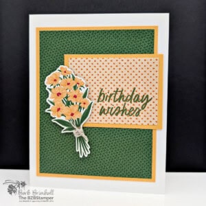 5 Minute Birthday Card using Card Sketch 45 20 041625 stampin up card sketch 45