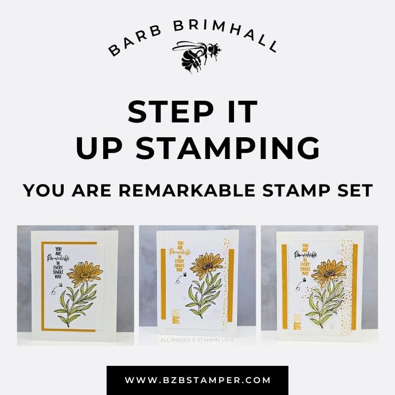 You Are Remarkable Step It Up Stamping Tutorial 1 You Are Remarkable Step It Up Stamping Tutorial