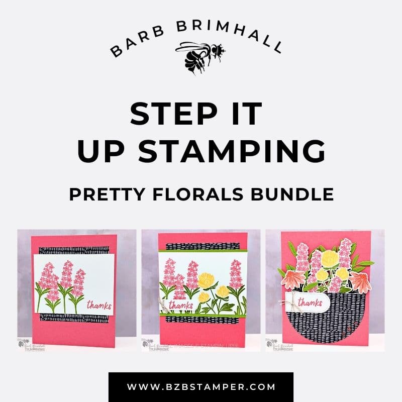 Pretty Florals Bundle Step It Up Stamping Tutorial 1 Pretty Florals Bundle Step It Up Stamping Tutorial
