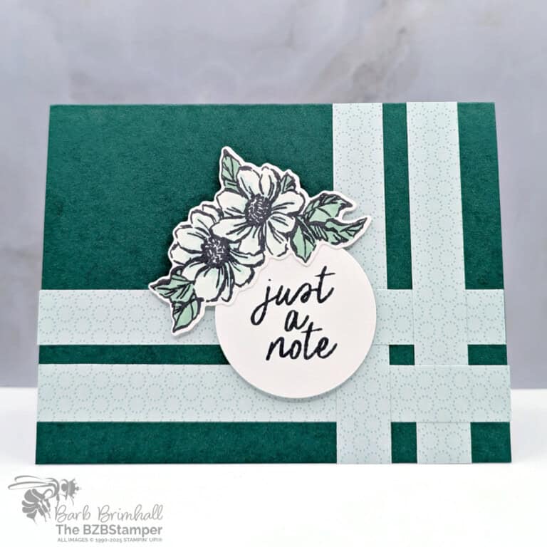 Elegant All Occasion Card Using the Gallery Blooms Bundle