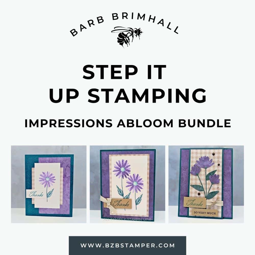 Step It Up Stamping Impressions Abloom Tutorial 1 Step It Up Stamping Impressions Abloom Tutorial