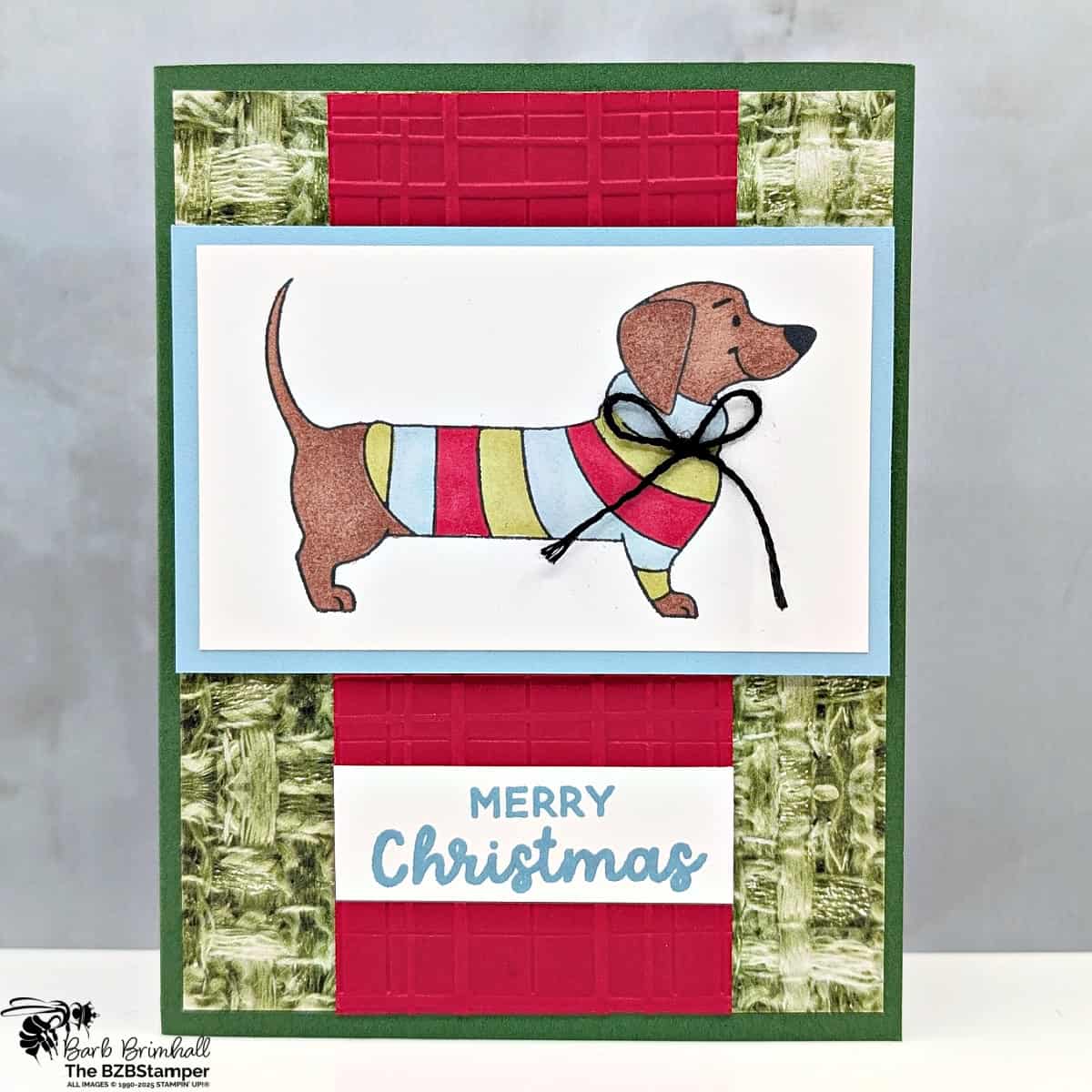 070625 stampin up long time no see dog sius 2wb