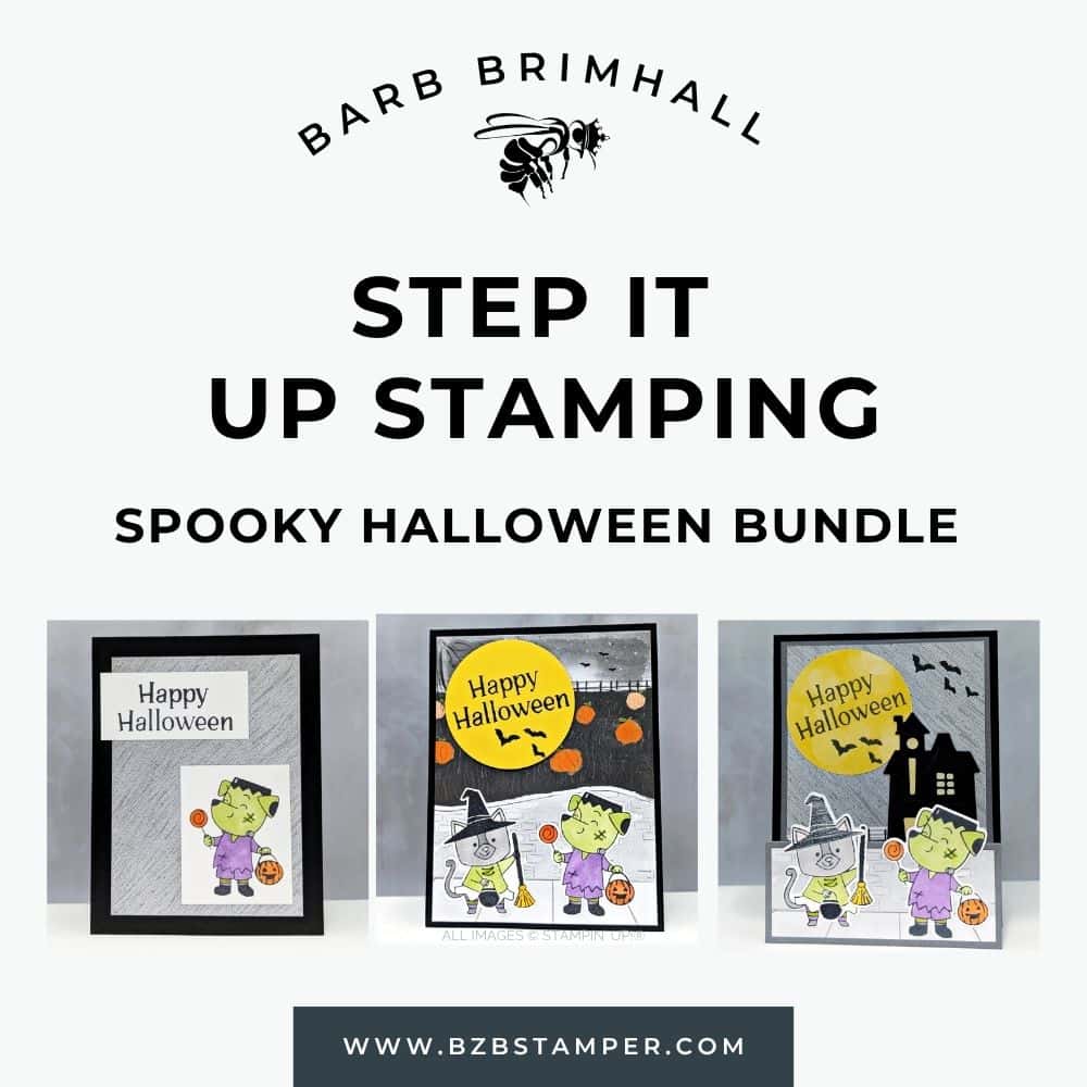 Step It Up Stamping Spooky Halloween Bundle Tutorial 1 Step It Up Stamping Spooky Halloween Bundle Tutorial