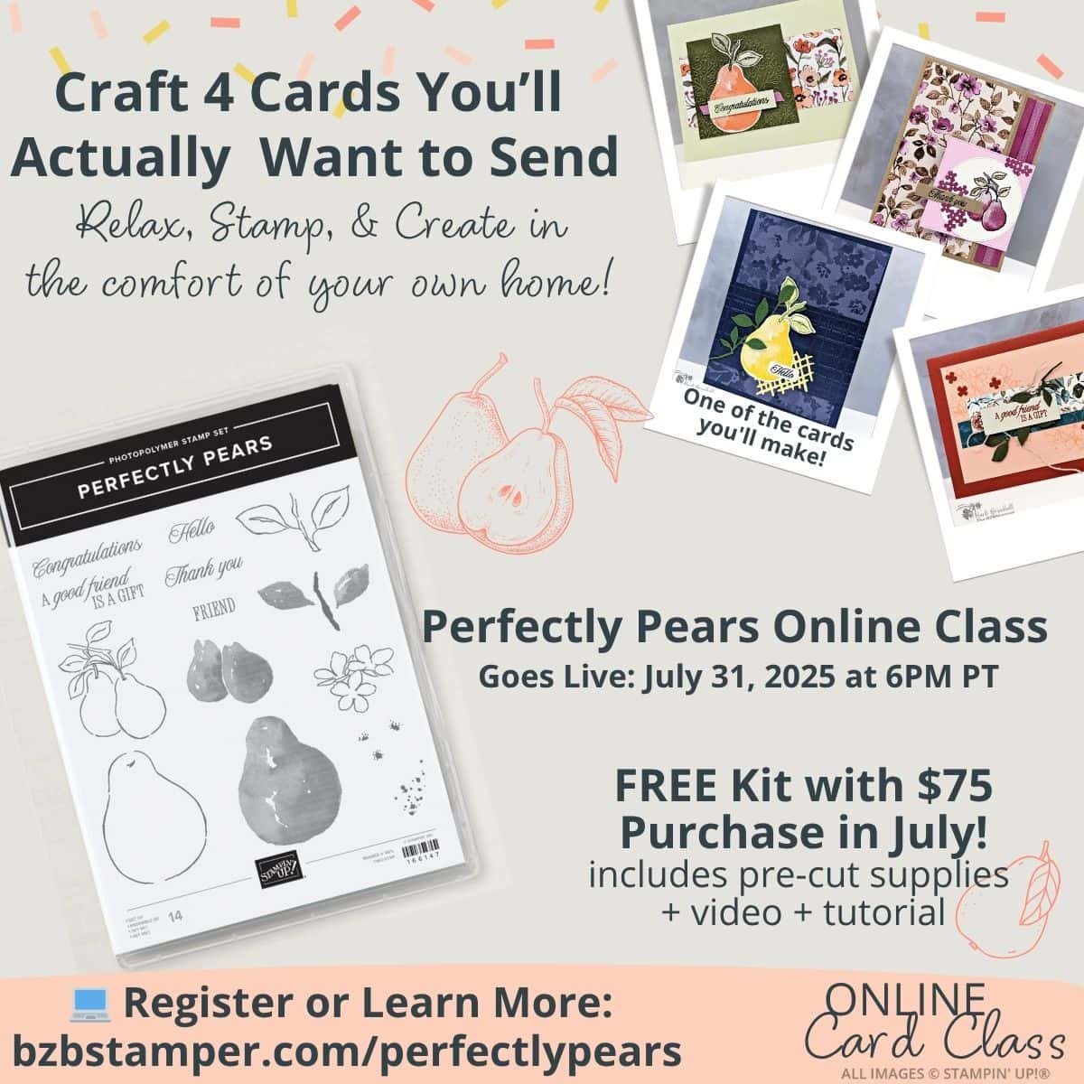 Perfectly Pears Online Class 1 Perfectly Pears Online Class