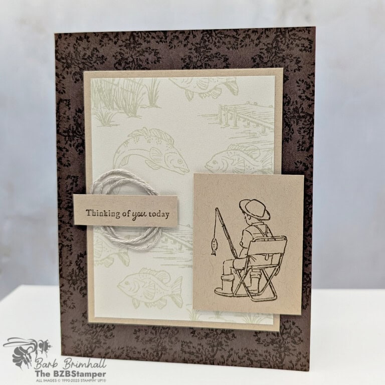 Quick and Easy Card with the Peaceful Pier Stamps