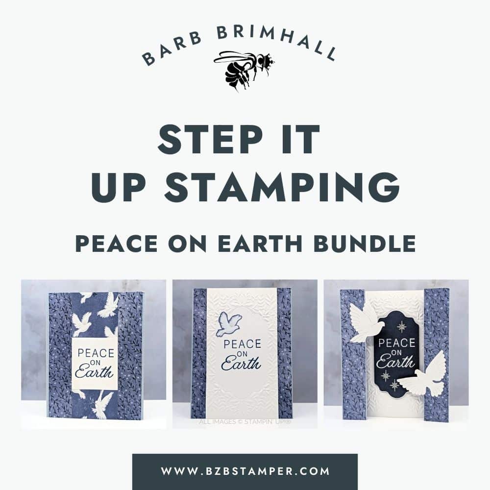 Step It Up Stamping Peace On Earth Tutorial 1 Step It Up Stamping Peace On Earth Tutorial