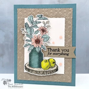 091125 stampin up rustic centerpiece fall