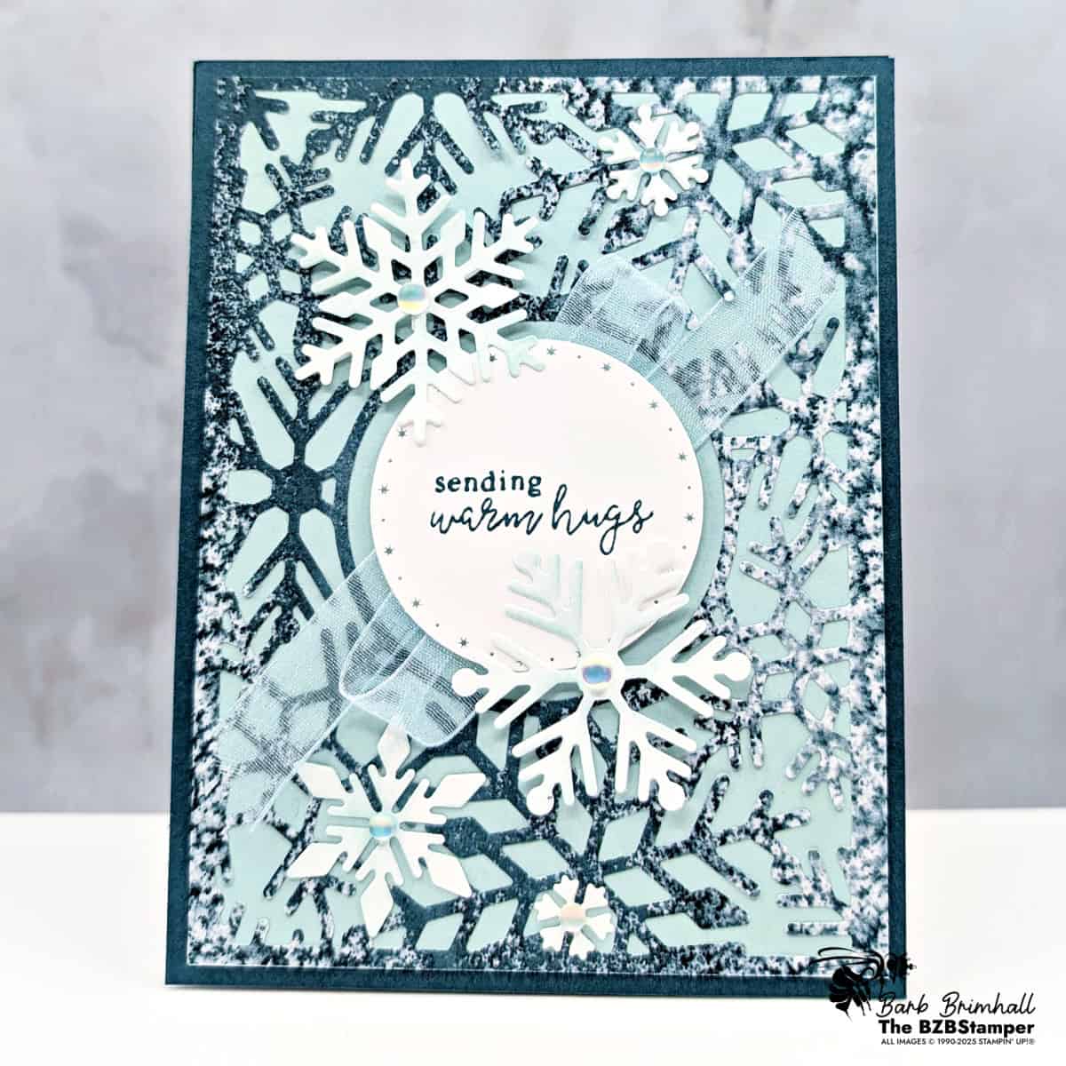 3 Cards using the Snowflake Kisses Bundle 6 091425 stampin up snowflake kisses sius 3qb