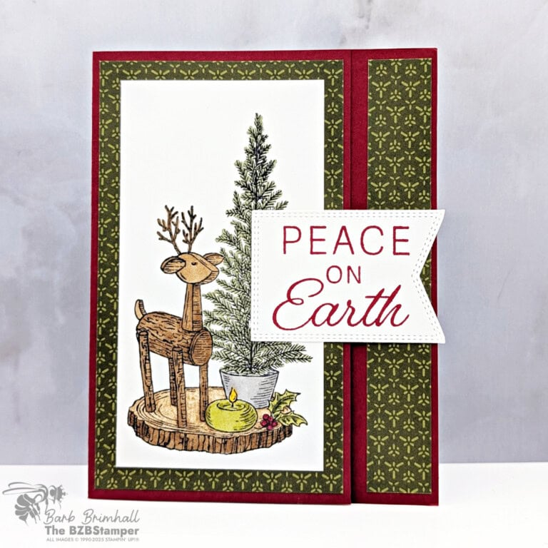 Holiday Card Using the Rustic Centerpiece Stamp Set