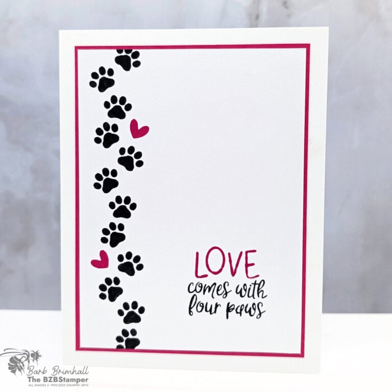 Handmade Pet Card with the Pet Love Stamp Set