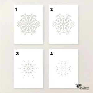 Thank You Card Using Snowy Delight Decorative Masks 8 101325 Snowy Delight Masks 1
