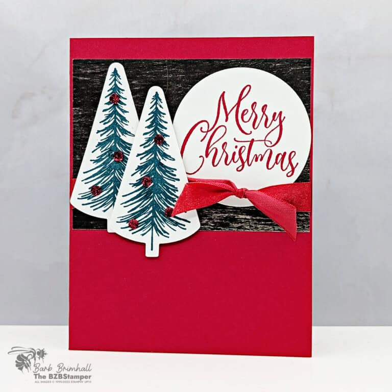 Handmade Merry Christmas Card Idea